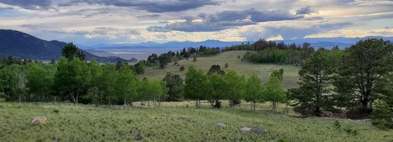 View of the west side of the front range
